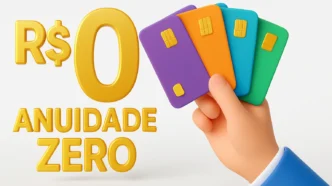 Os melhores cartões de crédito com zero anuidade e 2025