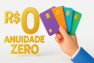 Os melhores cartões de crédito com zero anuidade e 2025