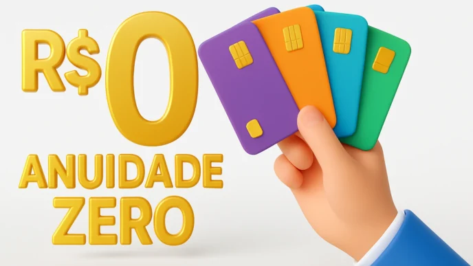 Os melhores cartões de crédito com zero anuidade e 2025